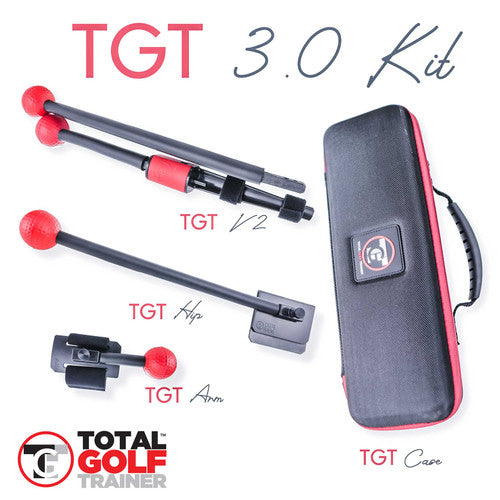 Total Golf Trainer 3.0 Kit | Complete Golf Swing Training System for Better Ball Striking, Power & Consistency