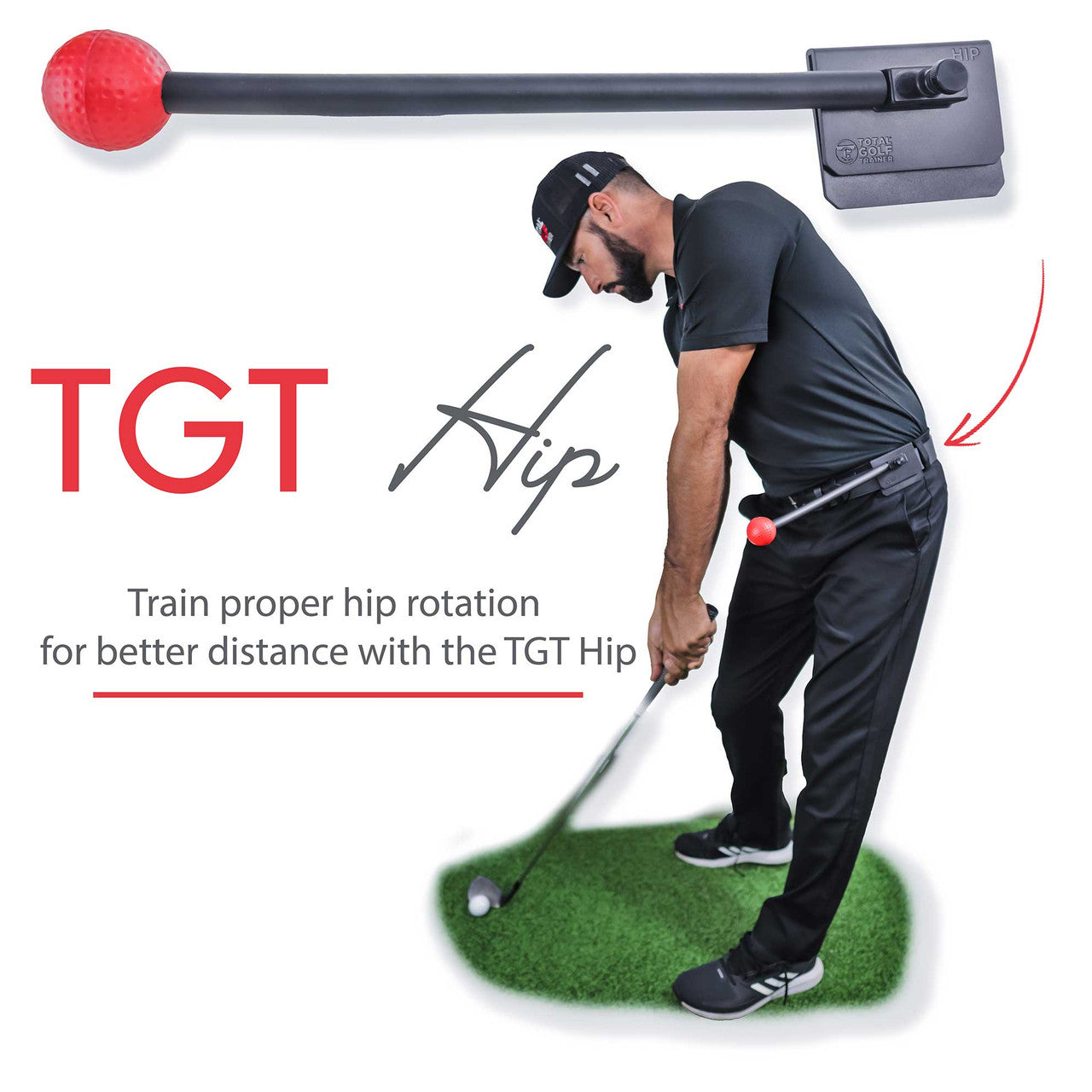 Easy to use and adjustable. Simply attach the TGT Hip device to your belt or waistband, watch our instructional videos (included with your purchase), and start improving instantly.`