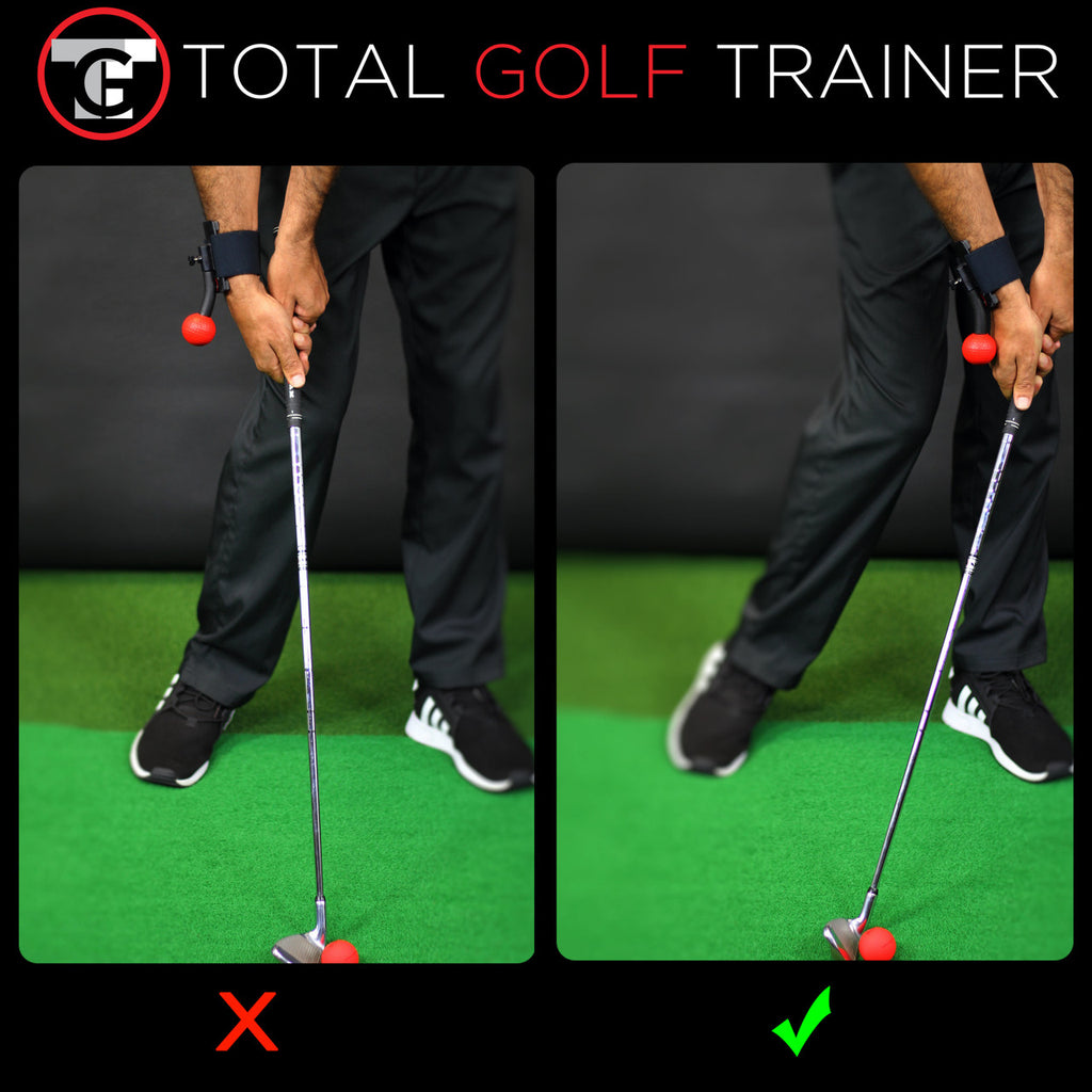 Total Golf Trainer Wrist/Arm | Golf Swing Trainer for Wrist Structure, Arm Connection & Clubface Control
