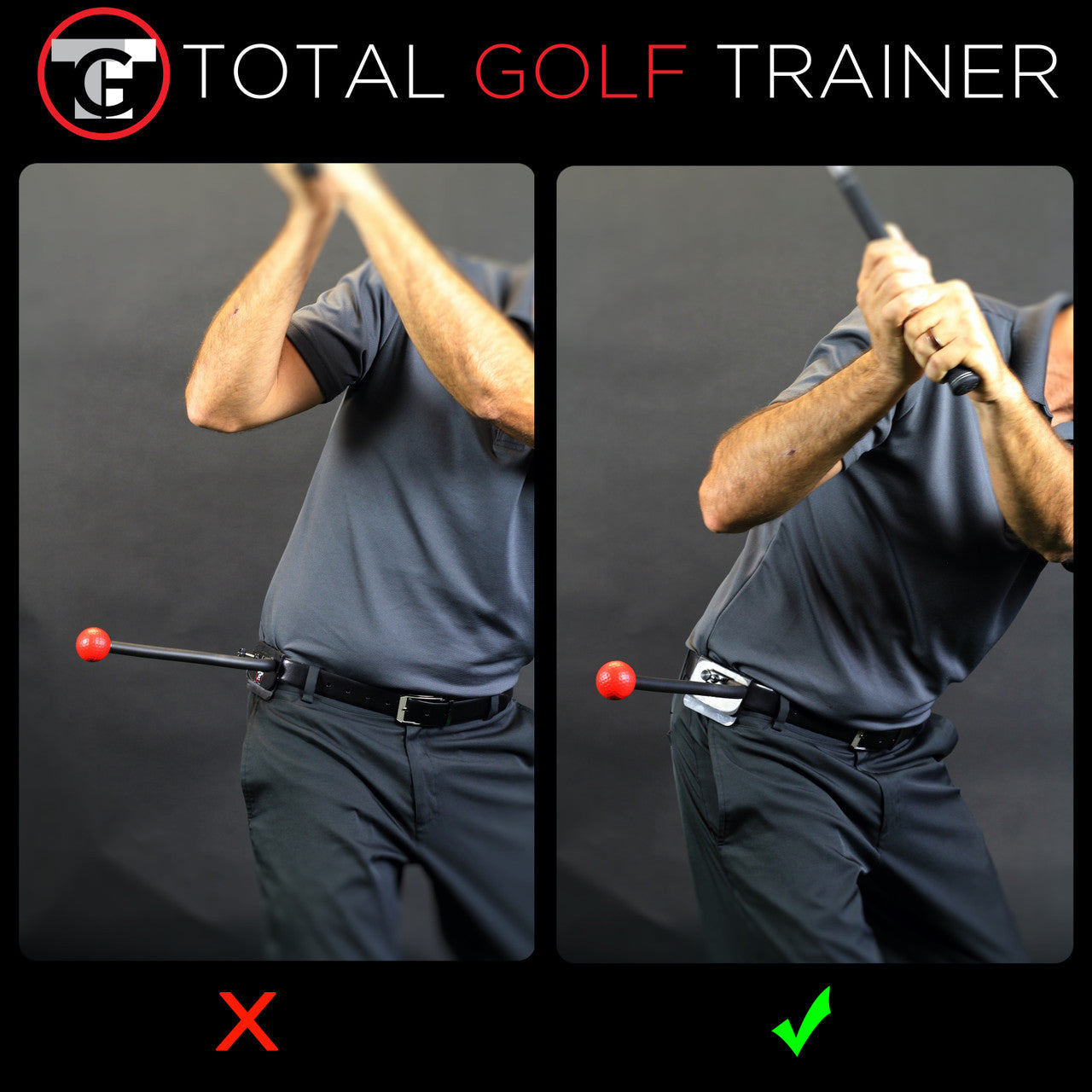Total Golf Trainer Hip | Golf Swing Trainer for Better Hip Rotation