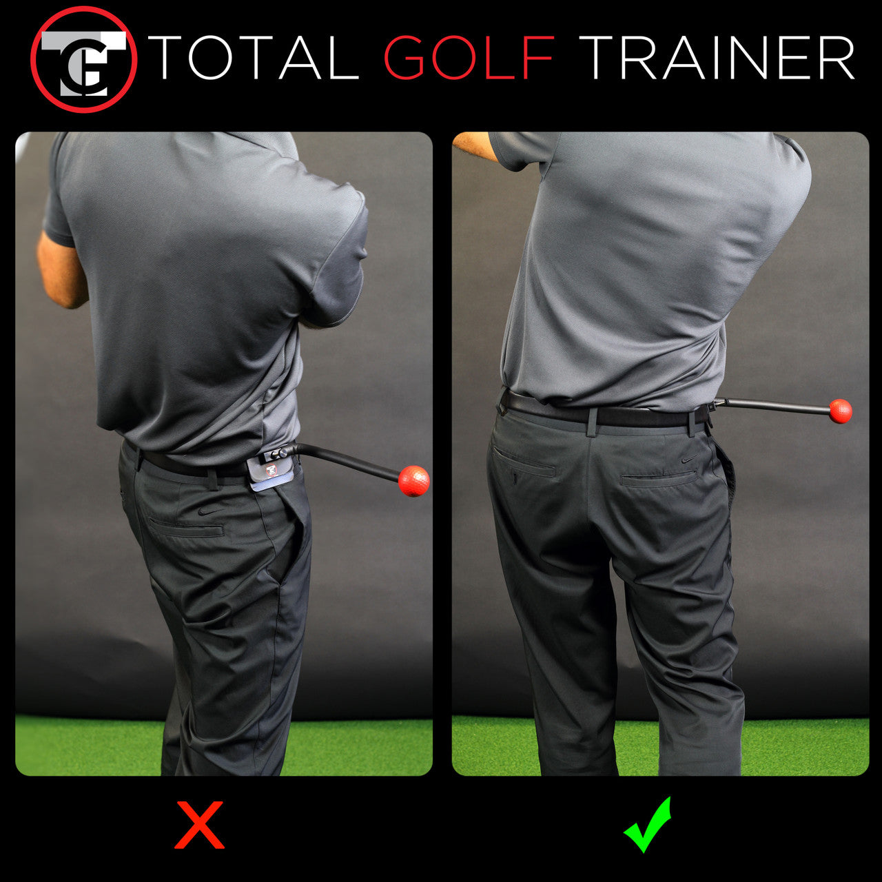 Total Golf Trainer Hip | Golf Swing Trainer for Better Hip Rotation
